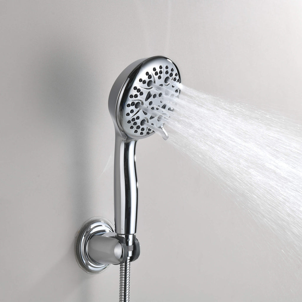 Dual Shower Head Kit with 8-Settings Handheld and Showerhead