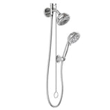Dual Shower Head Kit with 8-Settings Handheld and Showerhead