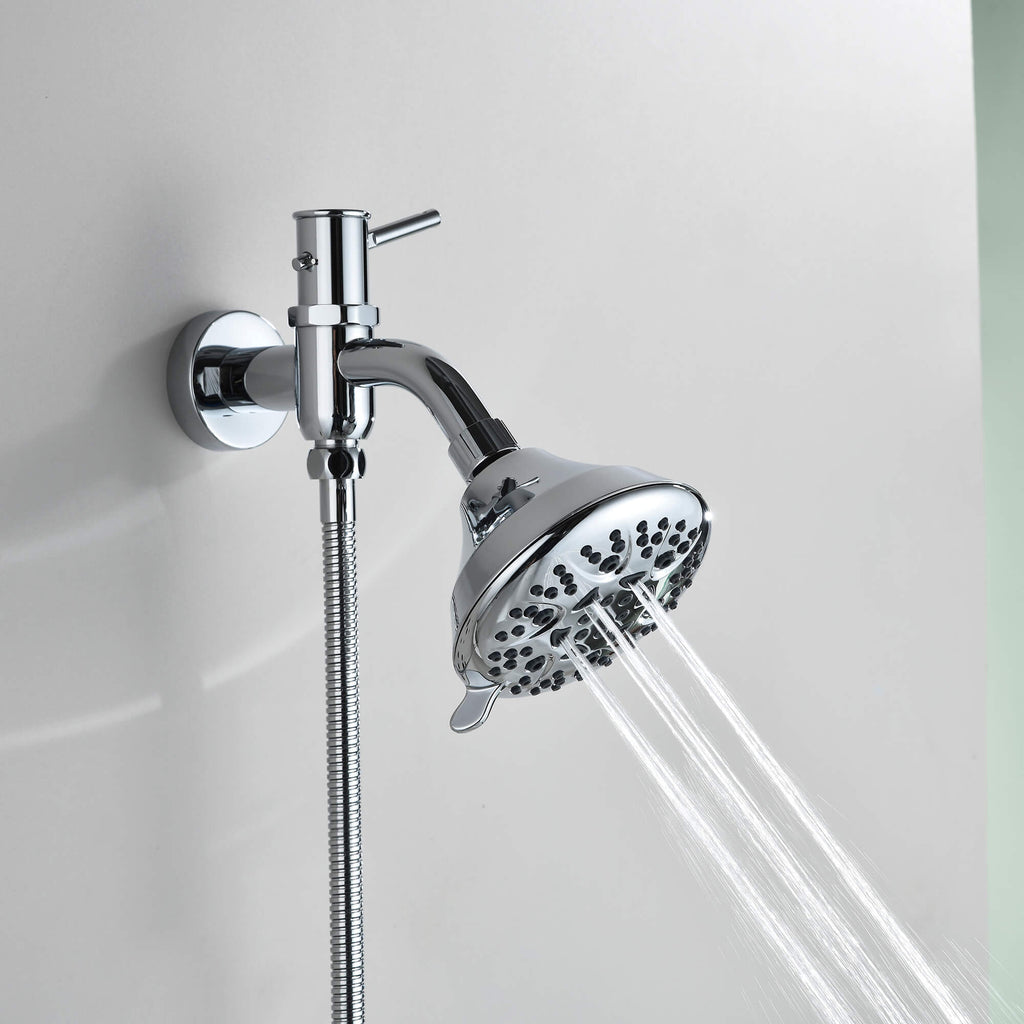 Dual Shower Head Kit with 8-Settings Handheld and Showerhead
