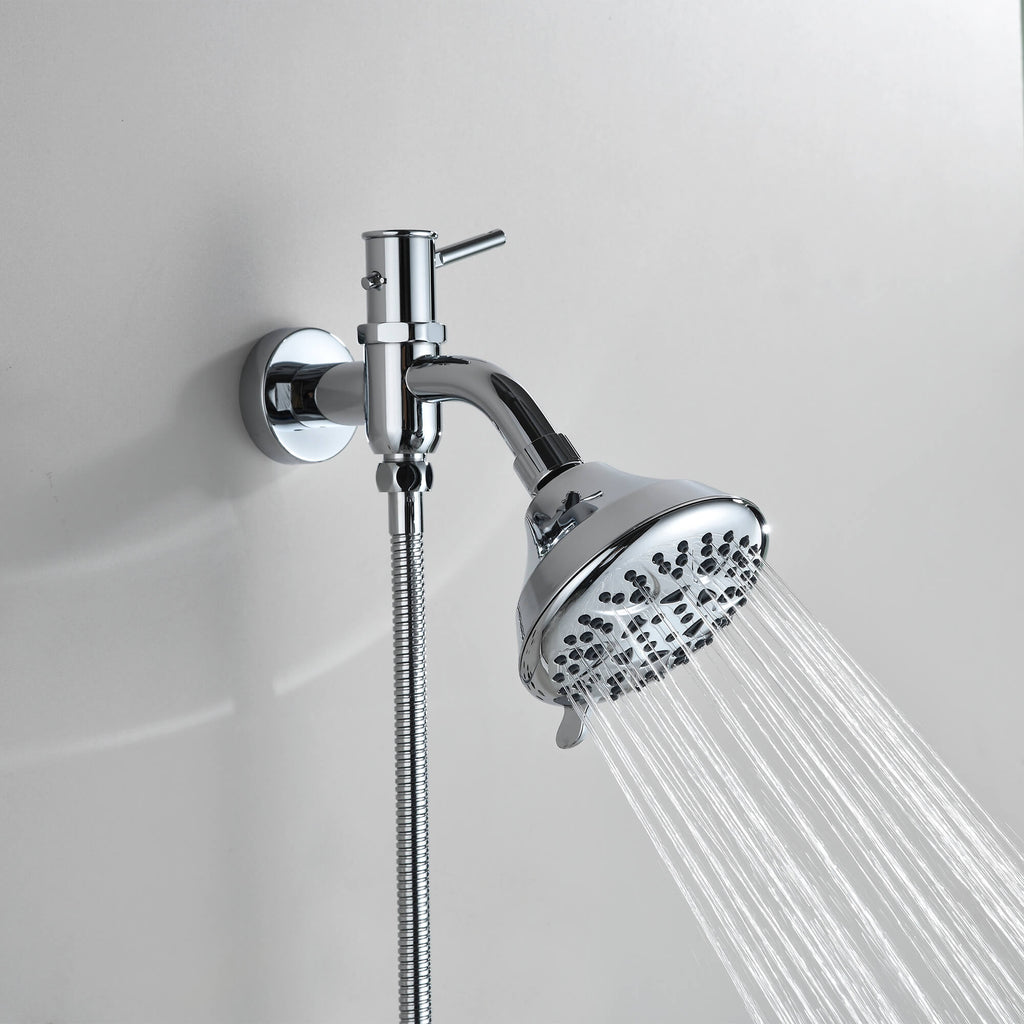Dual Shower Head Kit with 8-Settings Handheld and Showerhead