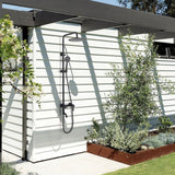 3-Function 304 Stainless Steel Wall-Mounted Outdoor Shower System