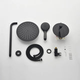 Wall-Mounted Pressure Balance Shower System with Handheld