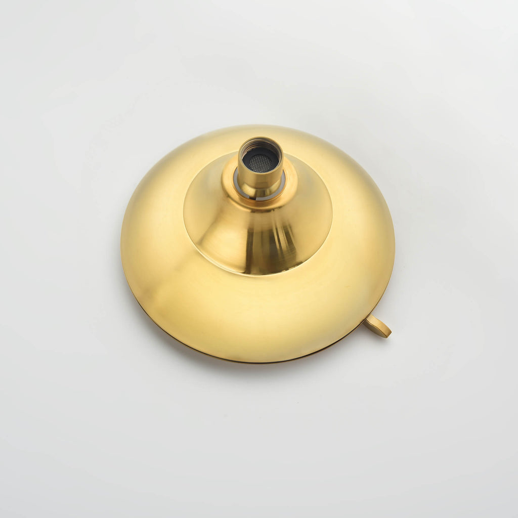High-Pressure Rainfall Shower System with 5-Function Handheld and Pressure Balance Valve