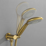 High-Pressure Rainfall Shower System with 5-Function Handheld and Pressure Balance Valve