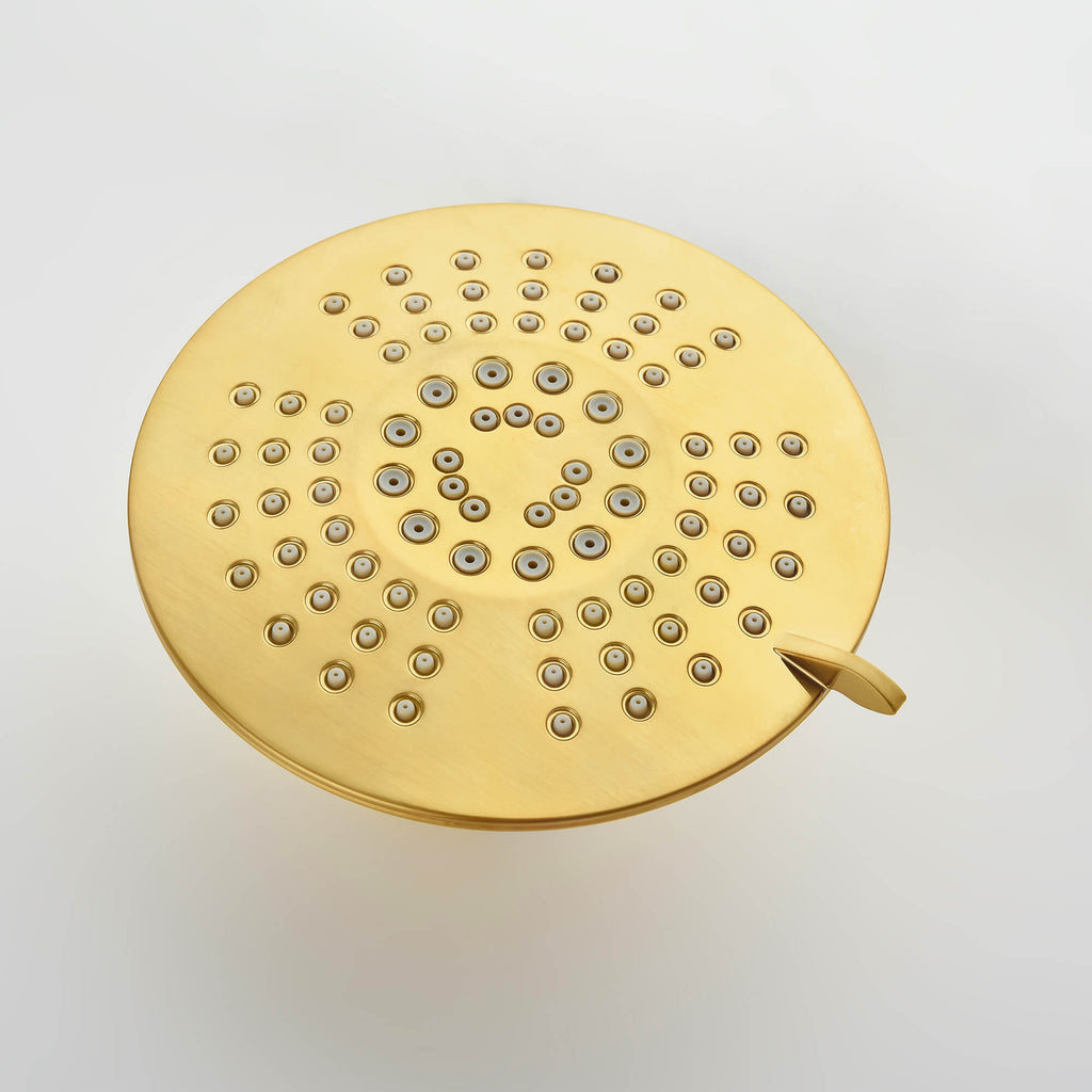 High-Pressure Rainfall Shower System with 5-Function Handheld and Pressure Balance Valve
