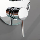 Wall-Mounted Tub Filler with Shower Wand for Modern Bathroom Wall Installation