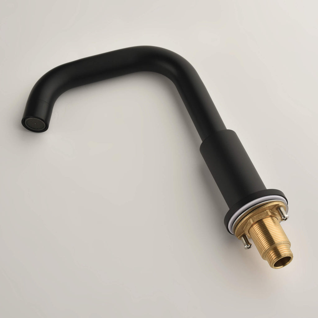 4-Hole Roman Tub Faucet with Hand Shower Deck-Mounted Bathtub Filler