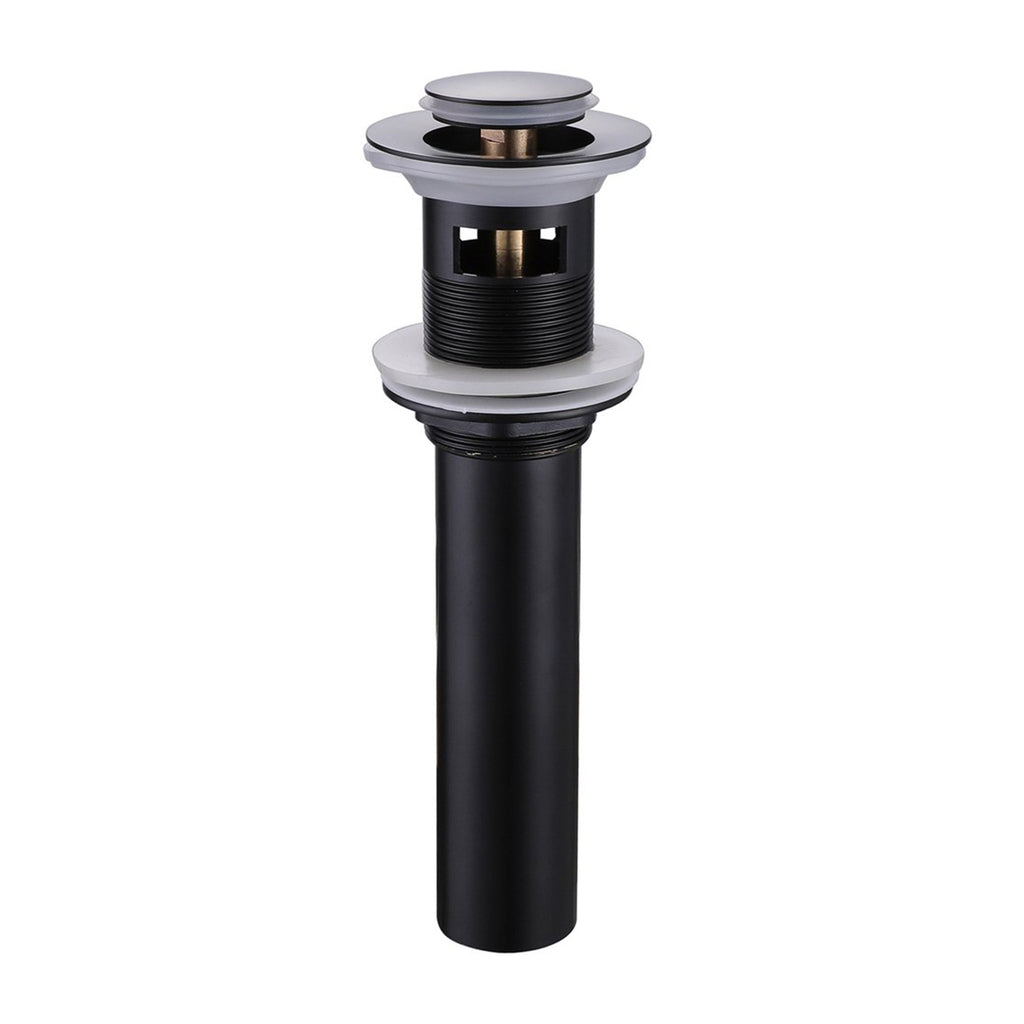 Bathroom Sink Pop-Up Drain with Overflow Solid Brass Universal Sink Drain Stopper