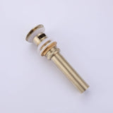 Bathroom Sink Pop-Up Drain with Overflow Rust-Resistant Brass Construction