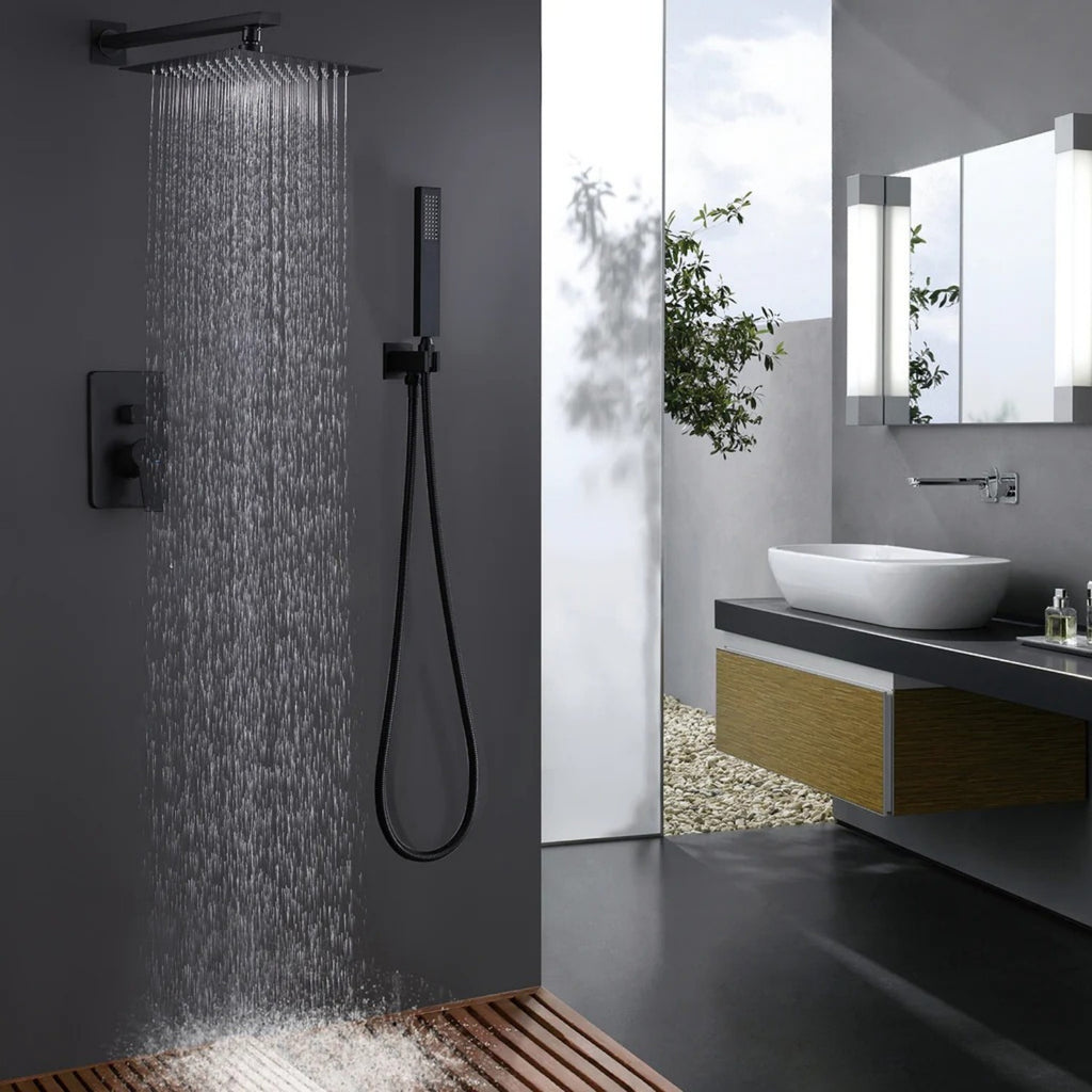 Pressure-Balanced Shower Kit with 10-Inch Rain Head