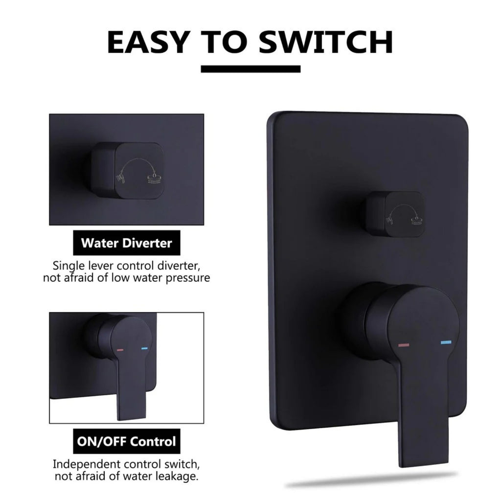 Pressure-Balanced Shower Kit with 10-Inch Rain Head