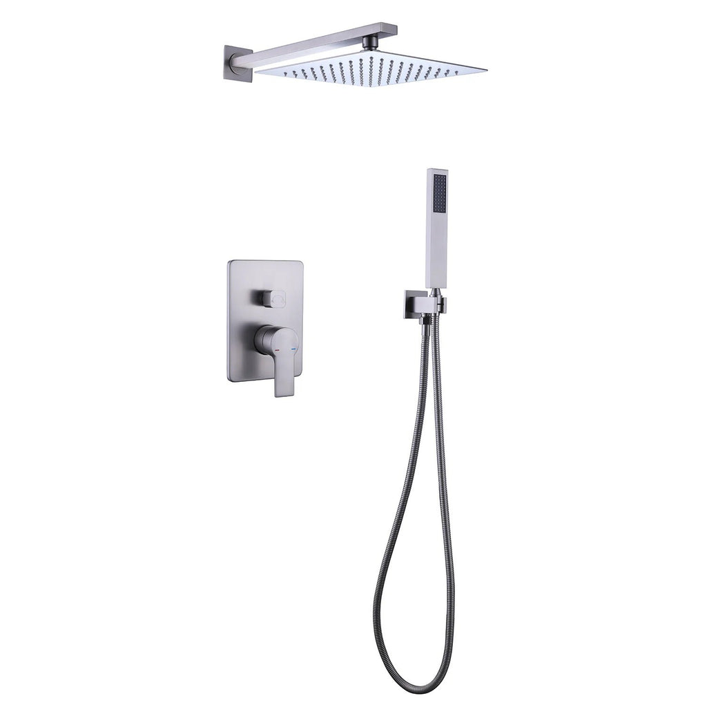 Pressure-Balanced Shower Kit with 10-Inch Rain Head
