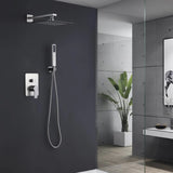 Pressure-Balanced Shower Kit with 10-Inch Rain Head