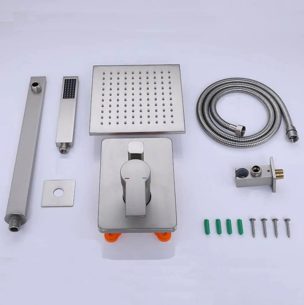 Pressure-Balanced Shower Kit with 10-Inch Rain Head