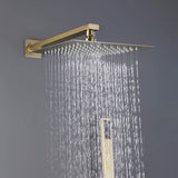 Wall-Mounted Rain Shower System with Pressure-Balanced Valve
