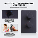 Thermostatic Shower Combo with Rain and Handheld