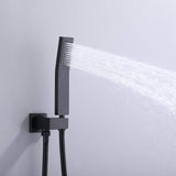 Shower System with 4 Body Jets and Rain Shower Head
