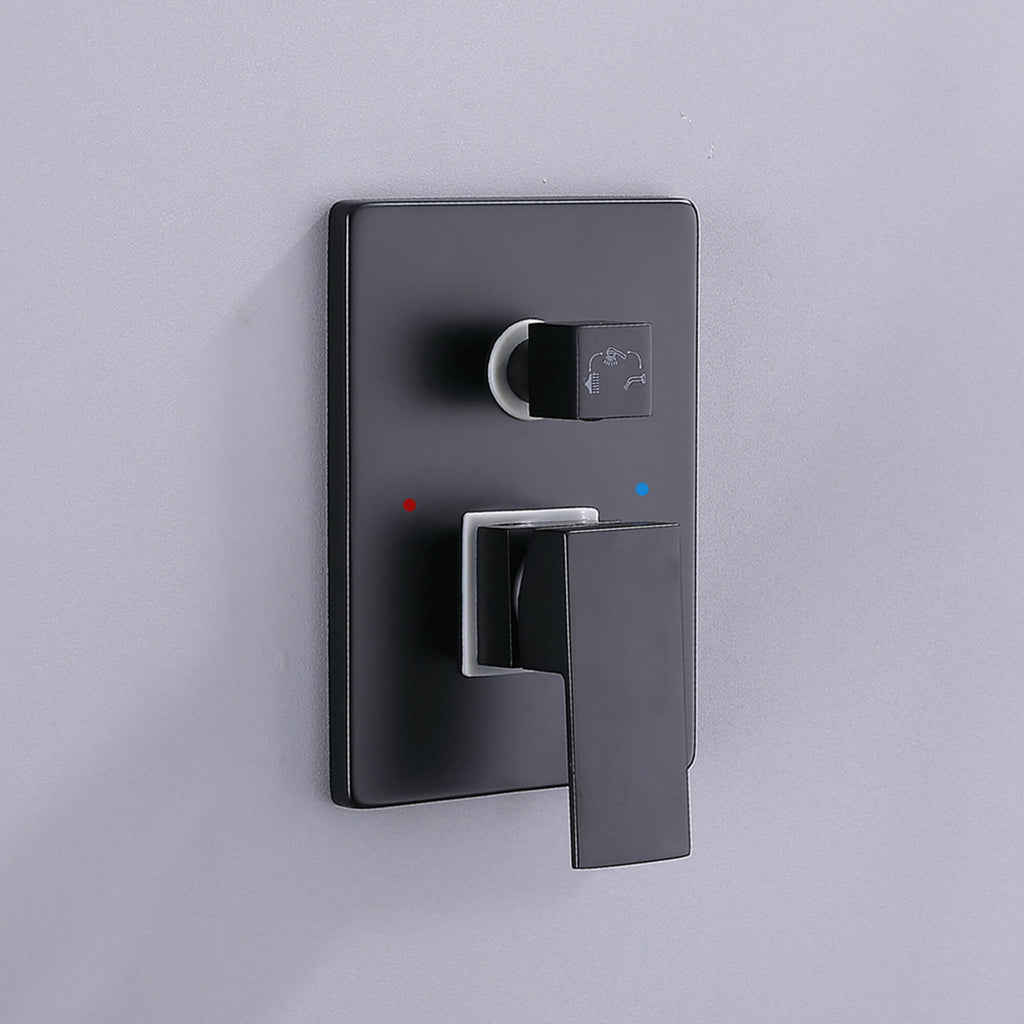 Shower System with Handheld Showerhead and 4-Jet Body Spray
