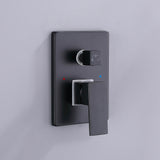 Shower System with 4 Body Jets and Rain Shower Head