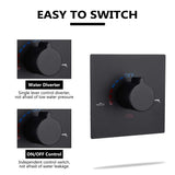 Ceiling-Mounted Single Handle Rain Shower Set