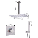 Ceiling-Mounted Single Handle Rain Shower Set
