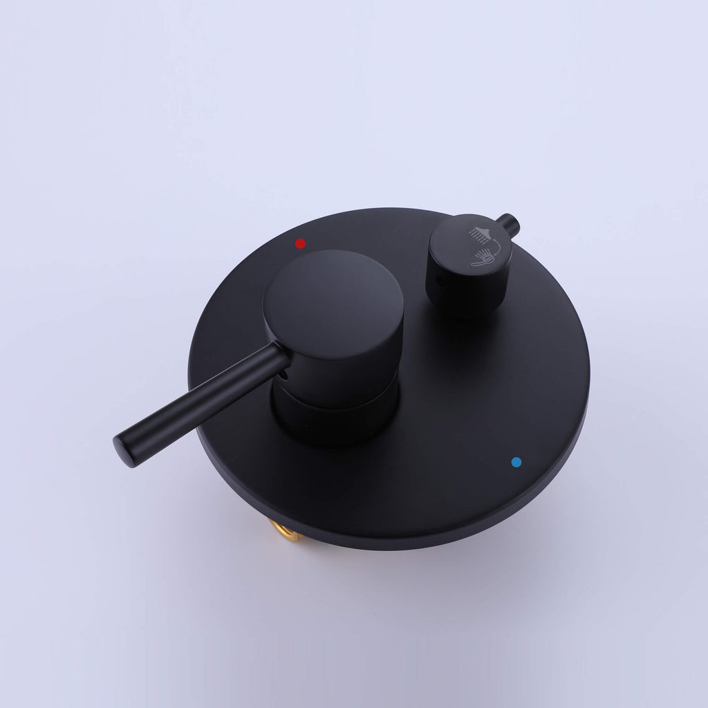 Wall-Mounted Pressure Balance Shower System with Handheld