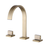 Contemporary Widespread Faucet with High Arch Spout