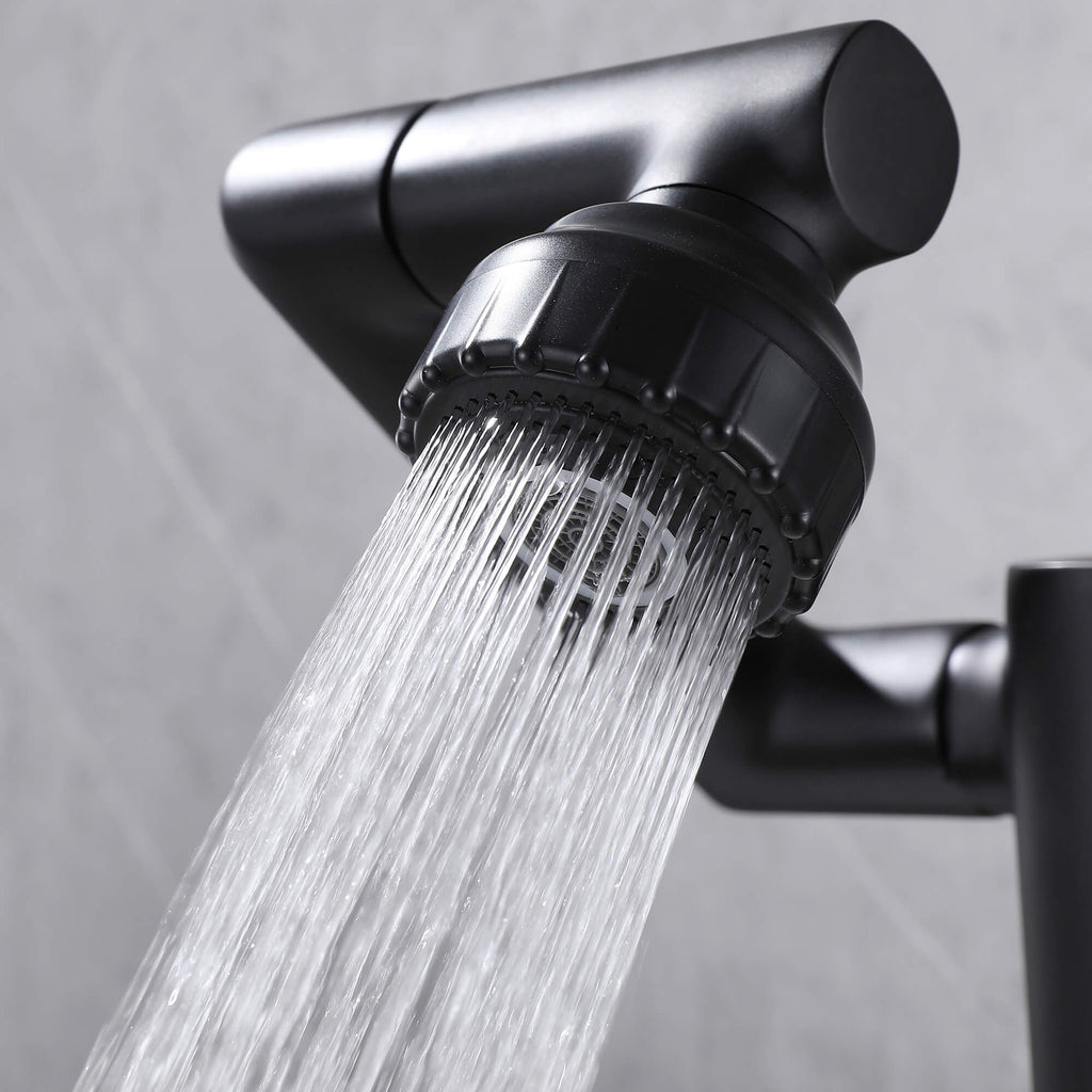 Mixer Faucet with Built-in Sprayer for Washbasins