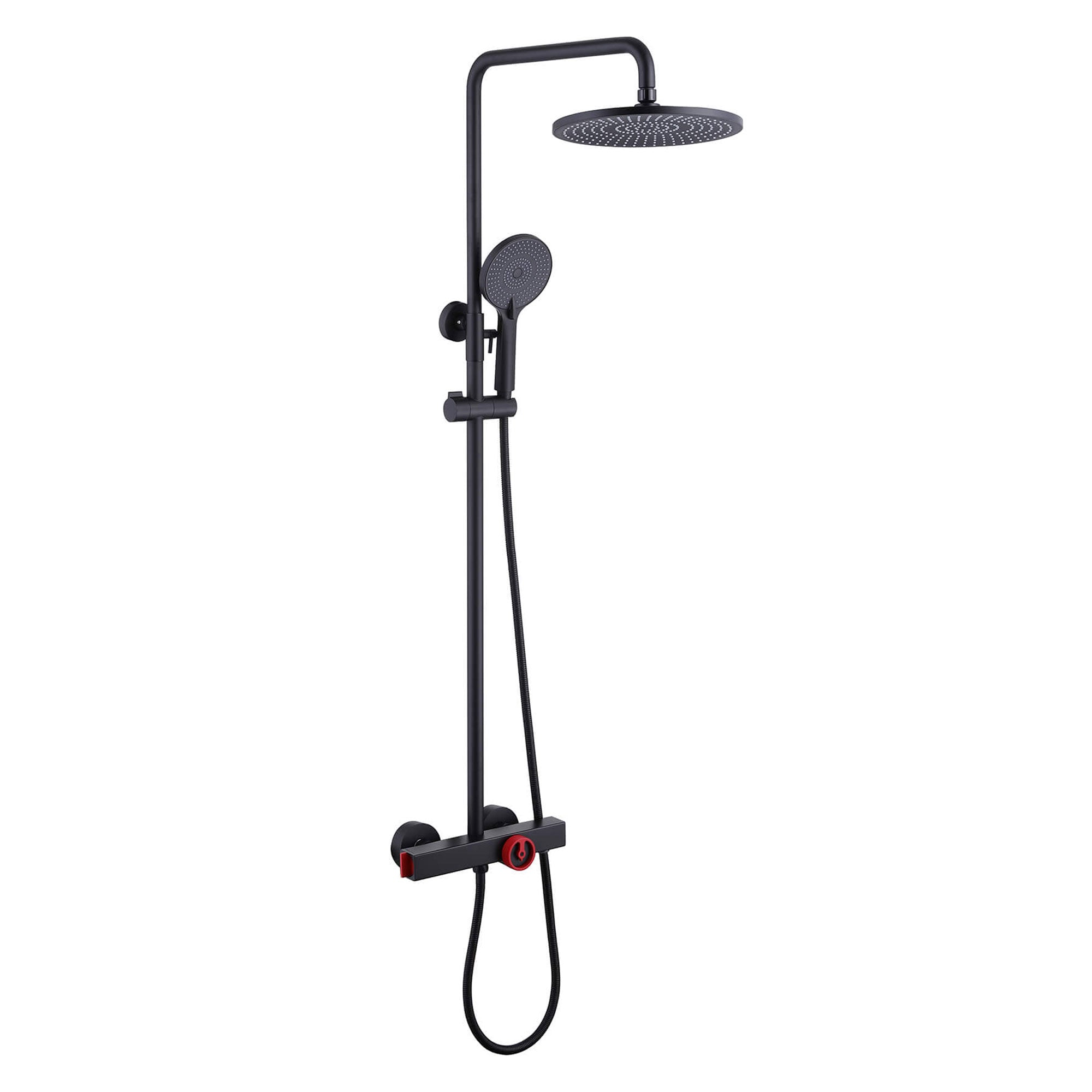 Thermostatic Shower System with Tub Spout & Handheld Combo