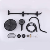 Wall-Mounted Shower System with Handheld Shower and Soap Dish