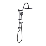 Wall-Mounted Shower System with Handheld Shower and Soap Dish