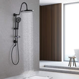 Wall-Mounted Shower System with Handheld Shower and Soap Dish
