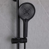 Wall-Mounted Shower System with Handheld Shower and Soap Dish