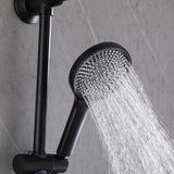 Wall-Mounted Shower System with Handheld Shower and Soap Dish