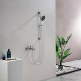 Tub and Shower Faucet Set with Handheld Shower 3 Spray Modes Single Handle Wall-Mounted Mixer