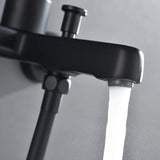 Tub and Shower Faucet Set with Handheld Shower 3 Spray Modes Single Handle Wall-Mounted Mixer