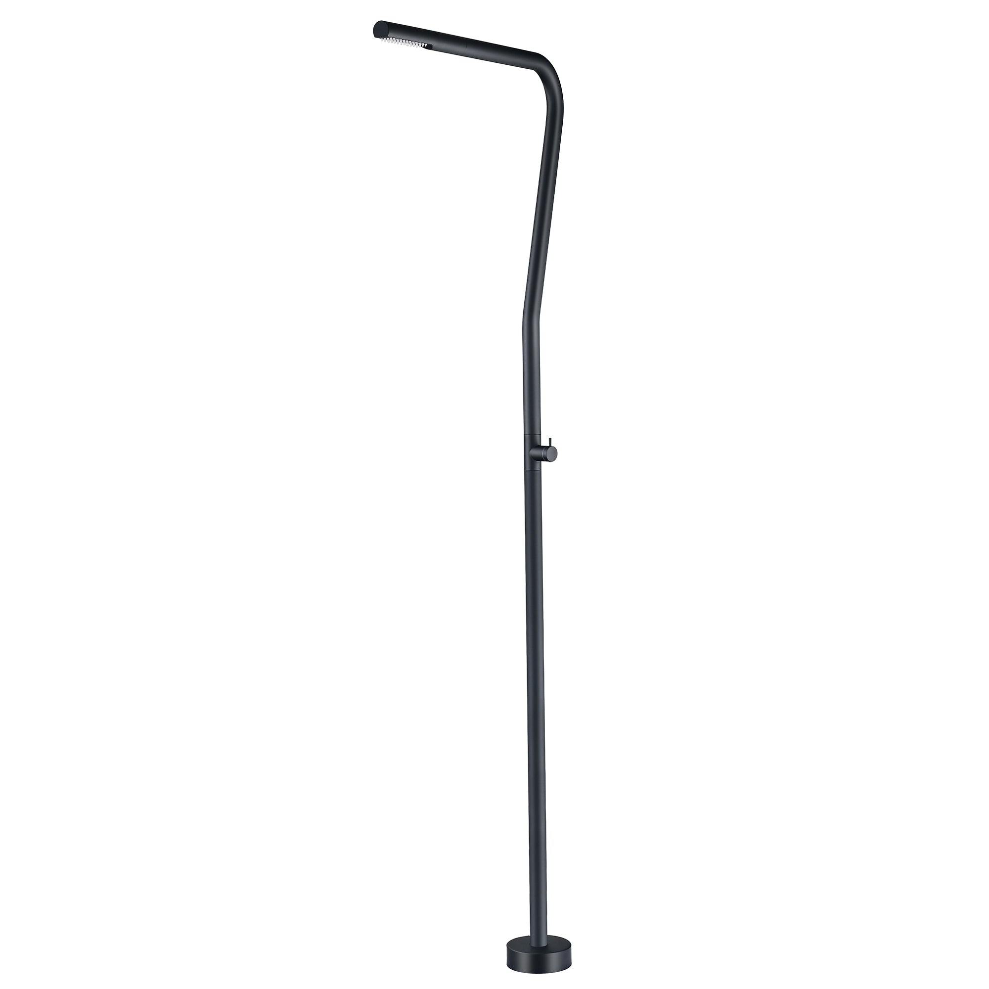 316 Stainless Steel Outdoor Shower Modern Freestanding Cold Water Pool Garden Shower