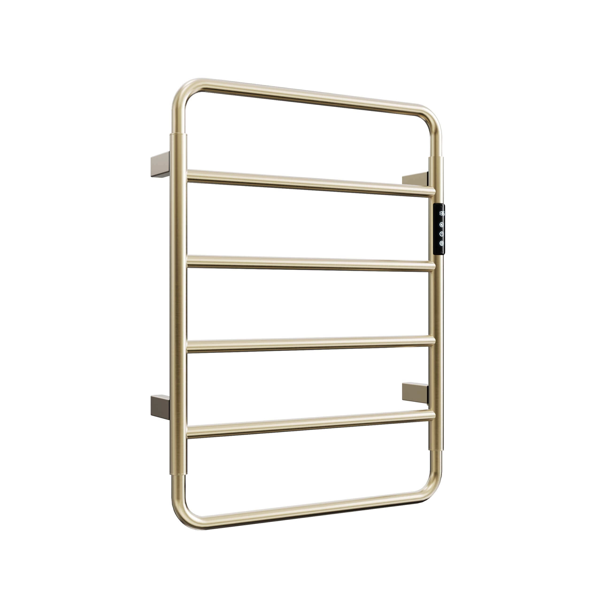 Heated Towel Rack with Shelf Smart Touchscreen Rapid Heating 304 Stainless Steel