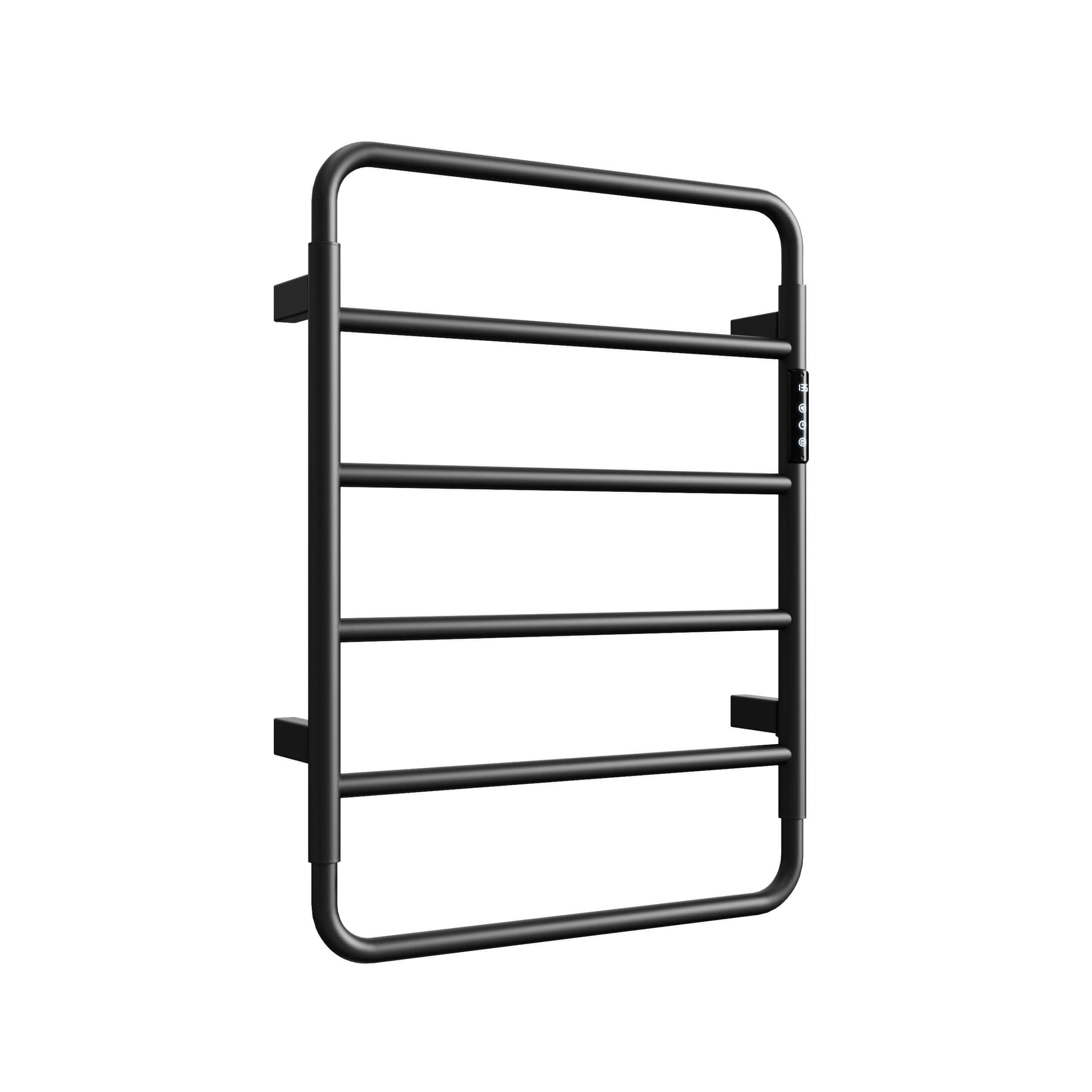 6-Bar Wall Mounted Electric Towel Warmer Rack with Timer & Smart Temperature Control