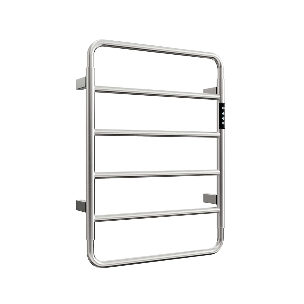 Heated Towel Rack with Shelf Smart Touchscreen Rapid Heating 304 Stainless Steel
