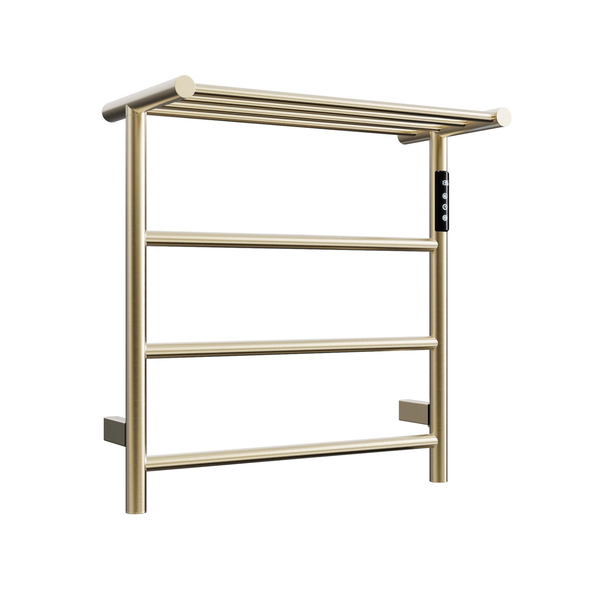 Heated Towel Rack with Shelf Smart Touchscreen and Rapid Heating