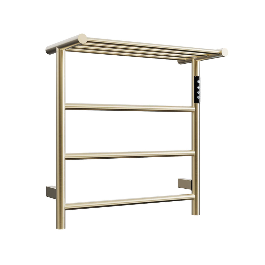 Heated Towel Rack with Shelf Smart Touchscreen and Rapid Heating