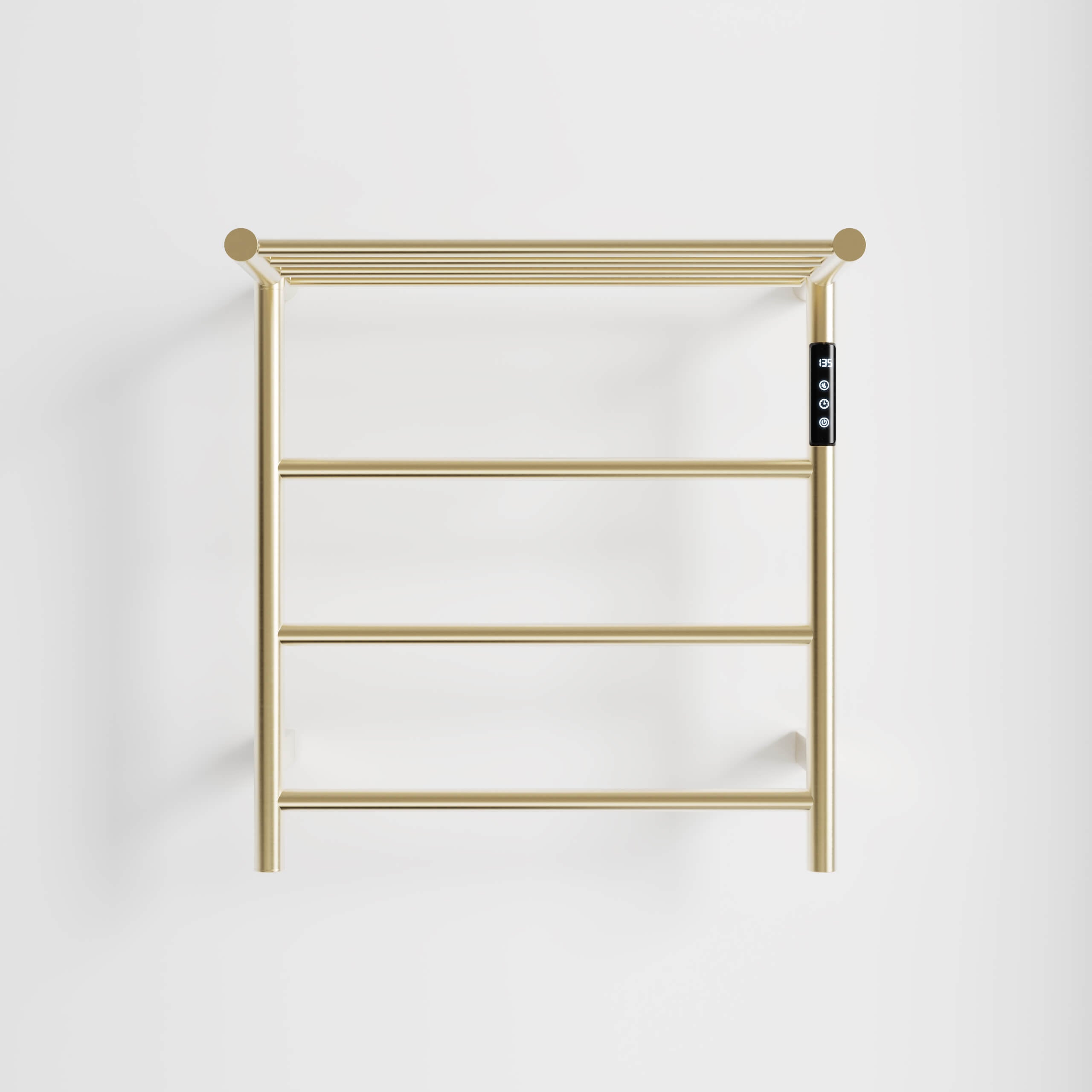 Heated Towel Rack with Shelf Smart Touchscreen and Rapid Heating