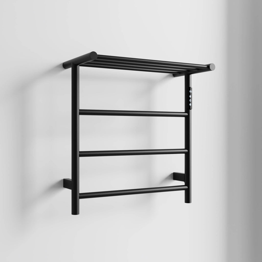 Heated Towel Rack with Shelf Smart Touchscreen and Rapid Heating