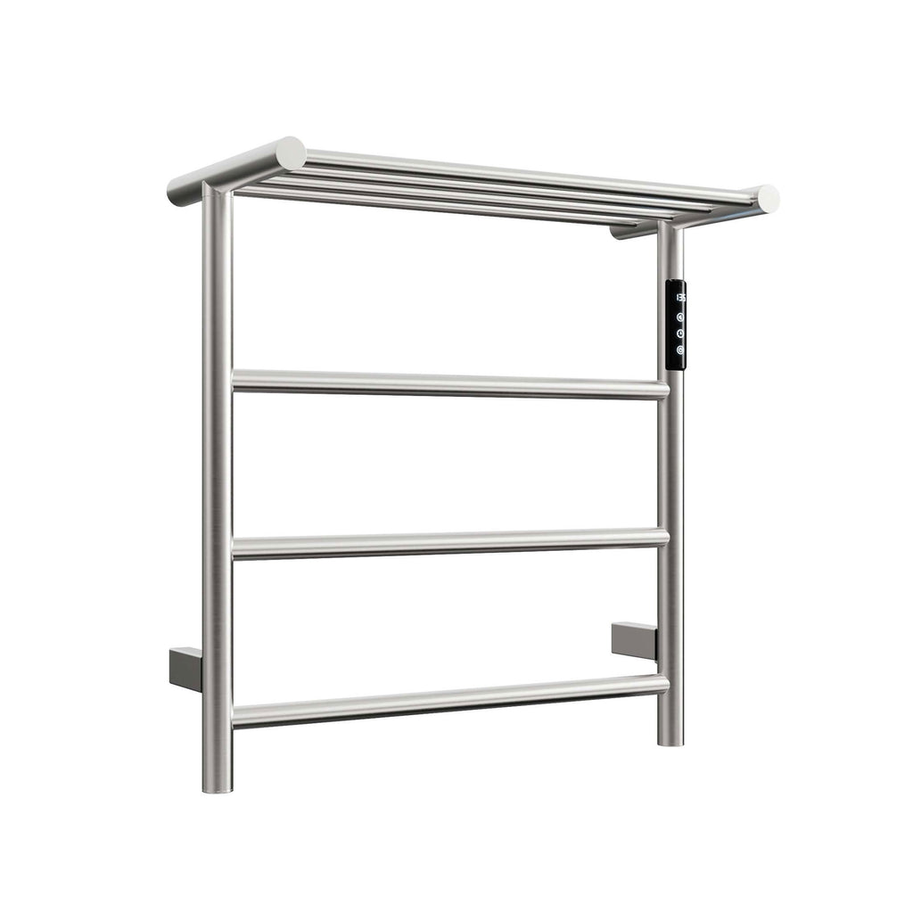Heated Towel Rack with Shelf Smart Touchscreen and Rapid Heating