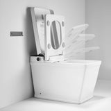 Smart Toilet with Touchless Lid, Heated Seat & Feminine Wash