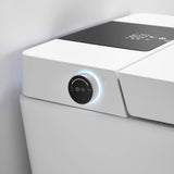 Smart Toilet with Heated Seat, Auto Flushing, Bidet Spray, and Hands-Free Lid