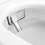Smart Toilet with Heated Seat, Auto Flushing, Bidet Spray, and Hands-Free Lid