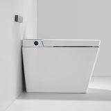 Smart Toilet with Heated Seat, Auto Flushing, Bidet Spray, and Hands-Free Lid