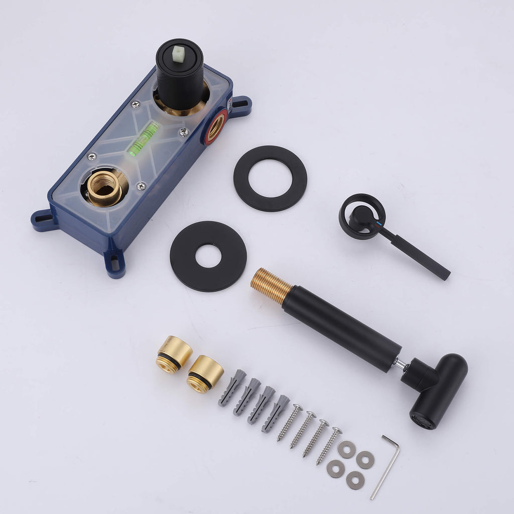 Industrial Wall-Mounted Faucet with Adjustable Nozzle